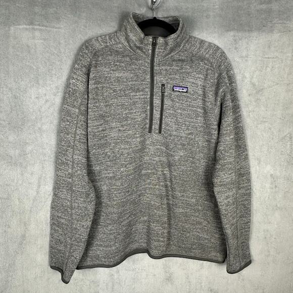 Patagonia Other - Patagonia Better Sweater Mens Large Gray 1/4 Zip Fleece Outdoor Nature Hiking